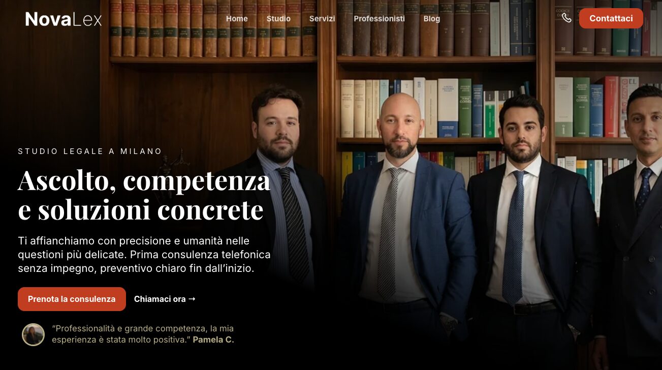 Nuovo sito online per Novalex